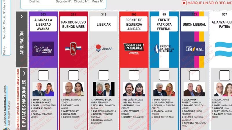 Espert afuera: ¿Qué pasa con la boleta?