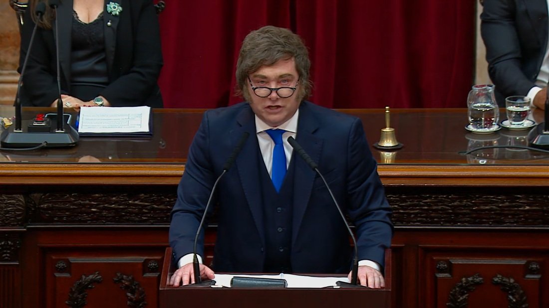 En el Congreso, Milei lanzó un plan de 90 paquetes de reformas para refundar el Estado