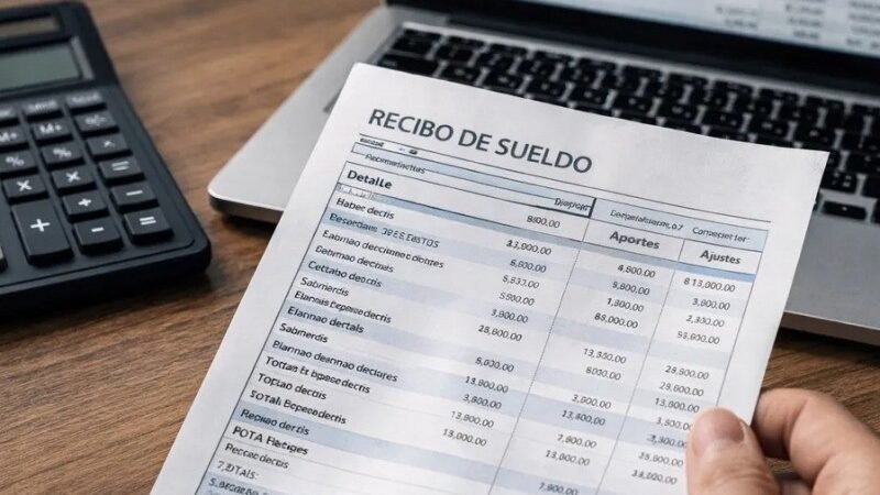 Cambian los recibos de sueldo y todos deberán tener un gráfico de torta